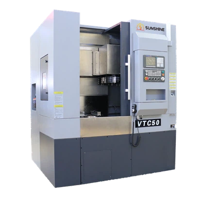 Vtc50 CNC Vertical Lathe Disc Processing Turning